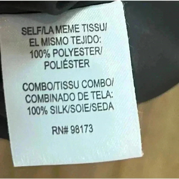 W by Worth Brown Dress with Leopard Details + Gold Sequins, Sleeveless, Size 4 - Picture 8 of 8